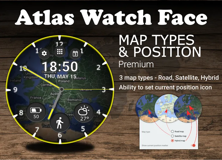 Atlas Watch Face screenshot 1