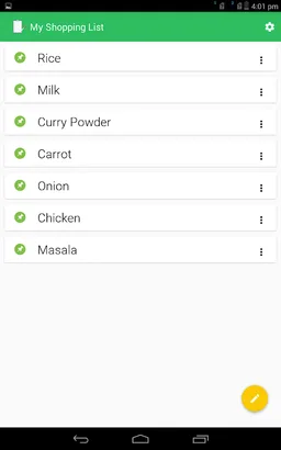 My Shopping List, Notes, to-do list screenshot 9