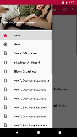 How To Overcome Laziness screenshot 1