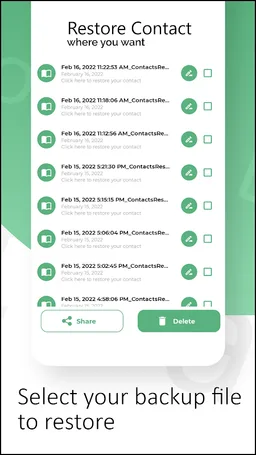 Auto Contact Backup & Restore screenshot 3