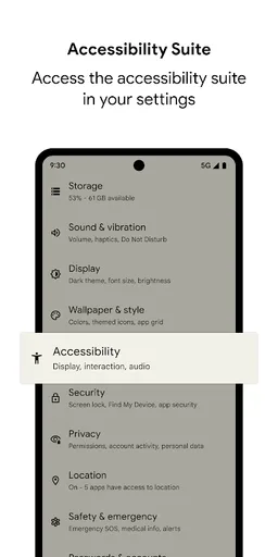 Android Accessibility Suite screenshot 1