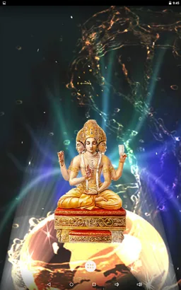 God Brahma Clock LWP screenshot 15
