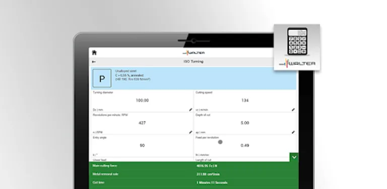 Walter Machining Calculator cover image