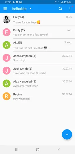 Handcent Next SMS Danish Langu screenshot 2
