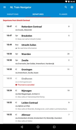 NL Train Navigator screenshot 10