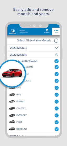 Genuine Honda Accessories screenshot 9