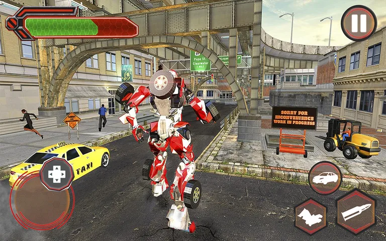 Super X Robot VS Angry Bull Attack Simulator screenshot 11