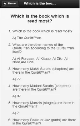 General Knowledge about Quran. screenshot 3