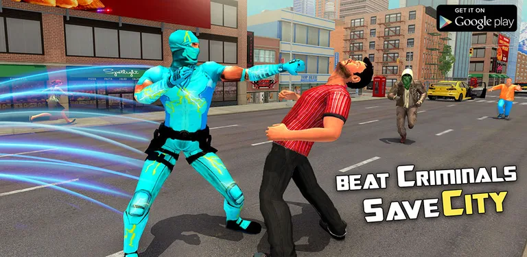 Invisible Ninja Rope Hero Game cover image