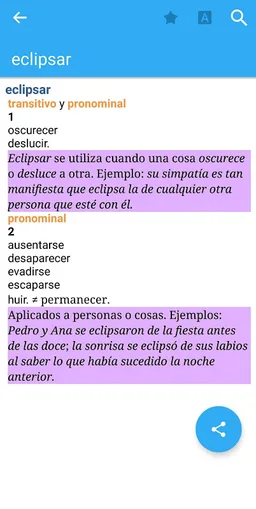 VOX Spanish Language Thesaurus screenshot 9