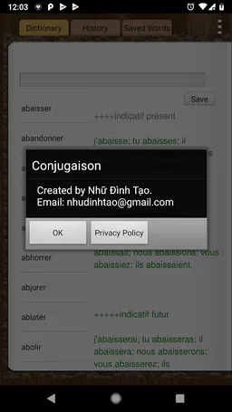 Conjugaison screenshot 7