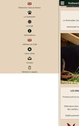 Rottweiler Club du Maroc screenshot 7