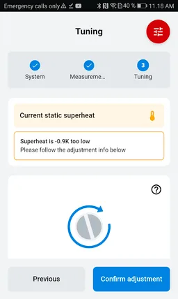 TXV Superheat Tuner screenshot 2