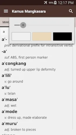 Kamus Mangkasara screenshot 3