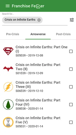 Franchise Fever: Timelines & viewing orders screenshot 6