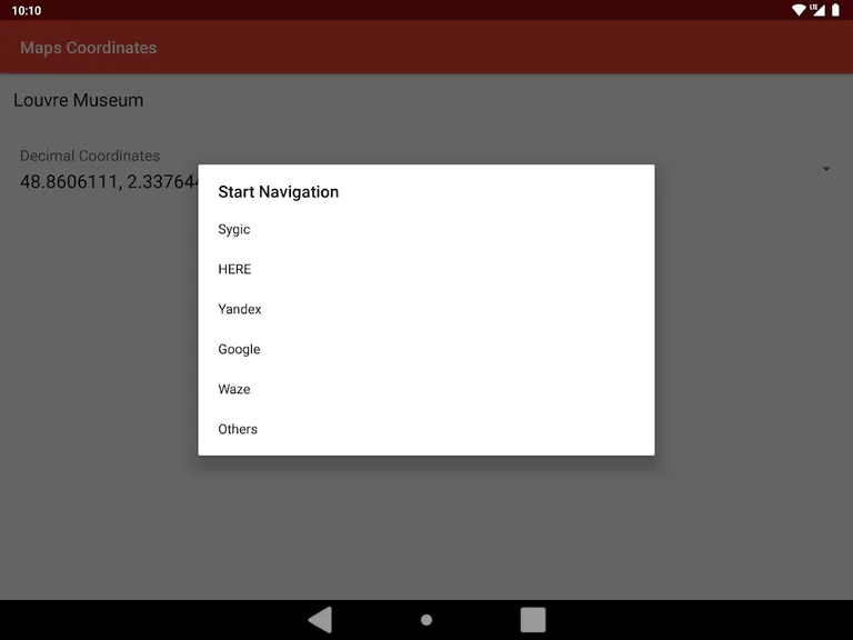 Maps Coordinates screenshot 15