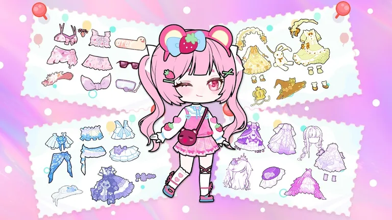 Vlinder doll：dress up games screenshot 5