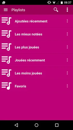 PlayerPro skin Pure Pink screenshot 7