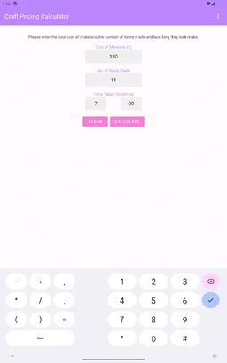 Craft Pricing Calculator screenshot 16