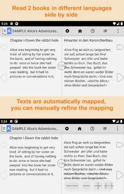 Bilingual book reader screenshot 3