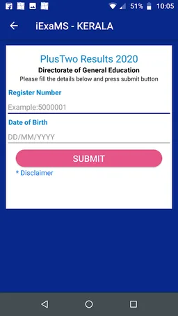 iExaMS - Kerala screenshot 1