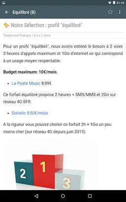 Meilleur forfait mobile screenshot 3