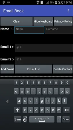 Email Book screenshot 2