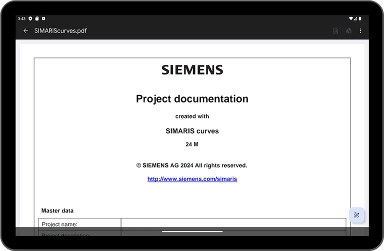 SIMARIS curves screenshot 16