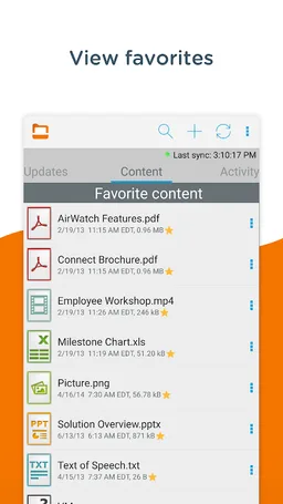 Content - Workspace ONE screenshot 9