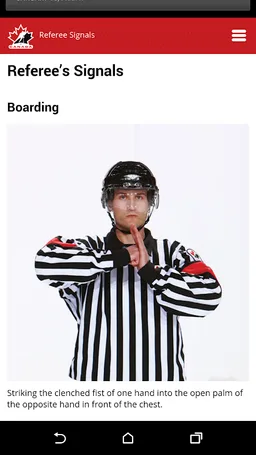 Hockey Canada Rule Book screenshot 3