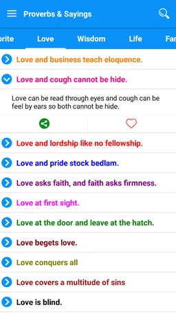 Proverbs and Sayings screenshot 2