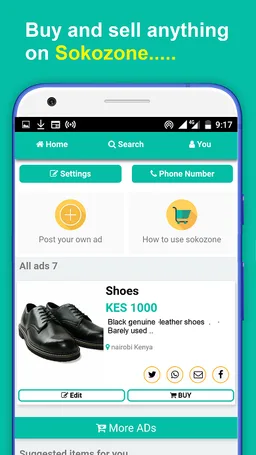 Sokozone Marketplace App screenshot 2