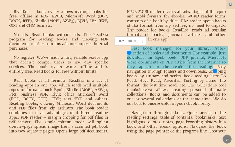 ReadEra - book reader pdf, epub, word screenshot 5