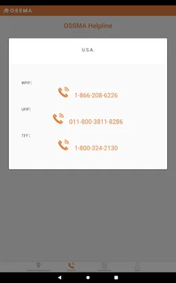 The EAJ OSSMA Locator App screenshot 1