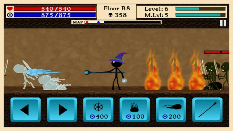 The Wizard - Stickman 2mb Games screenshot 4