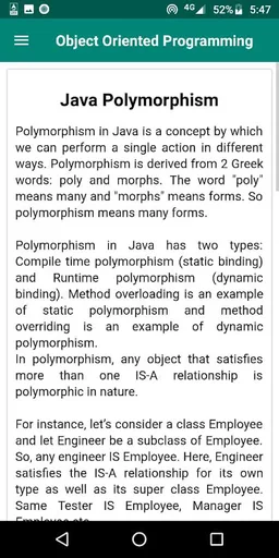 Object Oriented Programming (Oops) screenshot 4