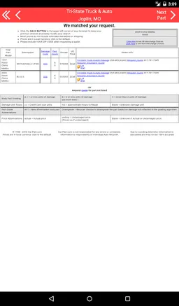 Tri-State Truck & Auto Salvage screenshot 1