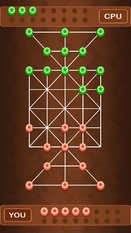 Bead 16 - Sholo Guti, Sixteen Soldiers Board Game screenshot 2