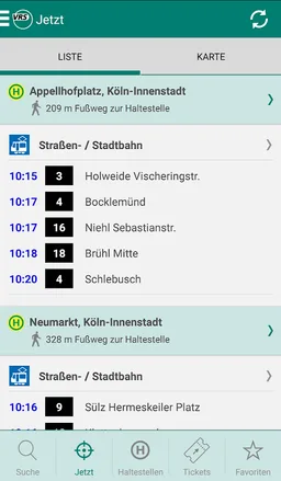 VRS Auskunft screenshot 6