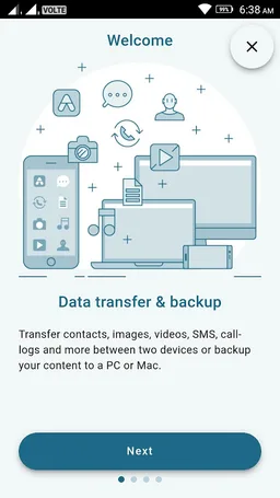 X-Transfer - Share/Backup Files/Contacts/SMS/Calls screenshot 2