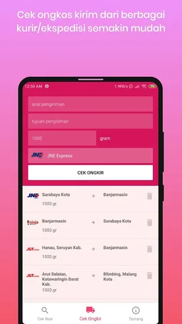 Cek Resi dan Ongkos Kirim screenshot 4
