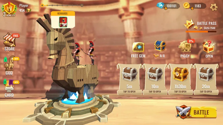 Trojan War: Castle Clash Cards screenshot 7
