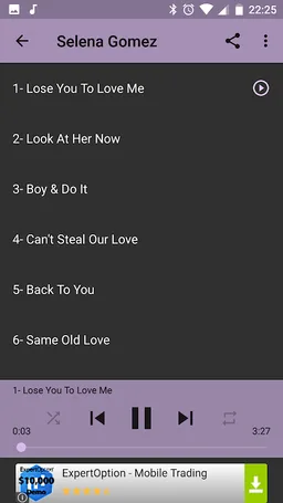 Selena Gomez mp3 offline screenshot 2