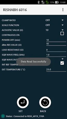 Rishabh Multimeter 601X screenshot 7