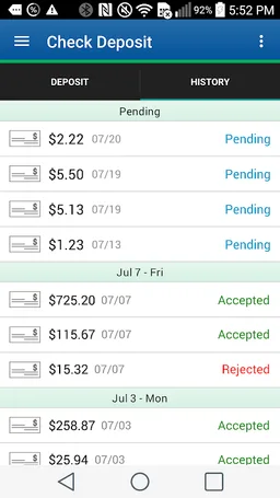 Great Western ebanking screenshot 2