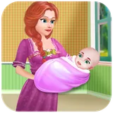 family twins - kids care and bath icon