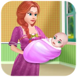 family twins - kids care and bath icon