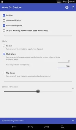 Wake On Gesture screenshot 2
