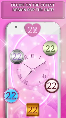 Rose Clock Live Wallpaper: Beautiful Flower Clock screenshot 5
