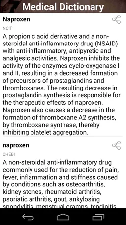 Medical & Medicine Dictionary screenshot 7